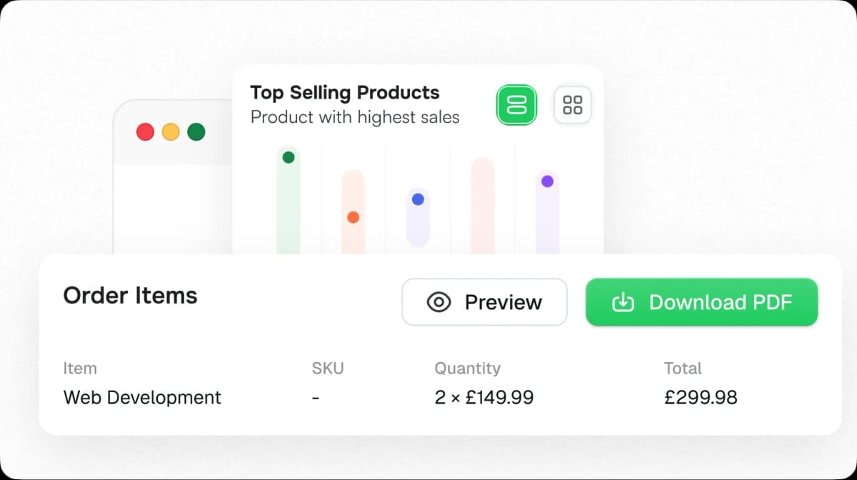 Integrated Analytics Dashboard Interface