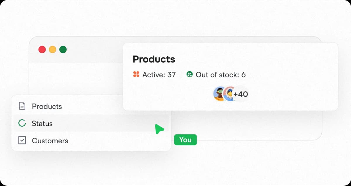Customizable Product Pages Interface